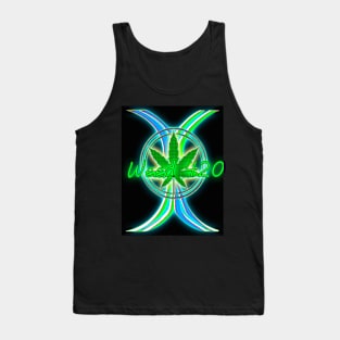 Tron Weed Tank Top